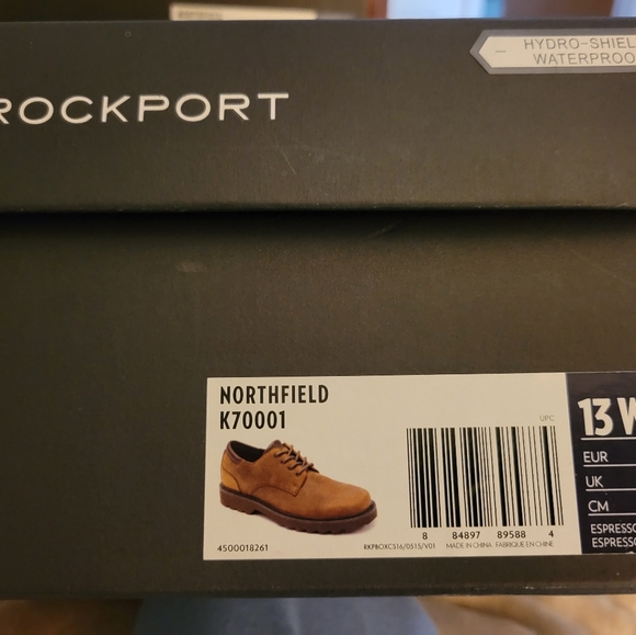 Rockport Mens Northfield Oxford Brown 